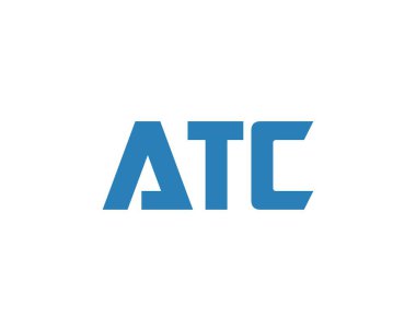 ATC logo tasarım vektör şablonu. ATC
