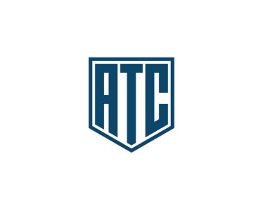 ATC logo tasarım vektör şablonu. ATC