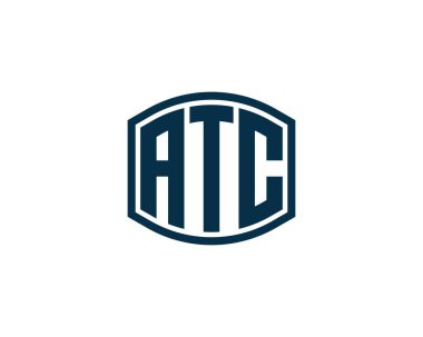ATC logo tasarım vektör şablonu. ATC