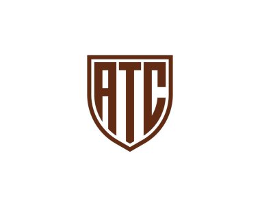ATC logo tasarım vektör şablonu. ATC