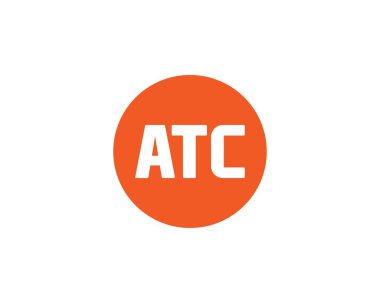 ATC logo tasarım vektör şablonu. ATC