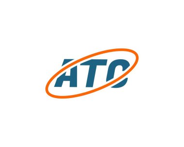 ATC logo tasarım vektör şablonu. ATC