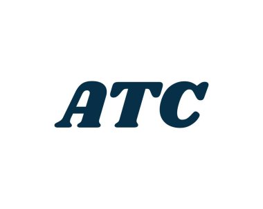 ATC logo tasarım vektör şablonu. ATC