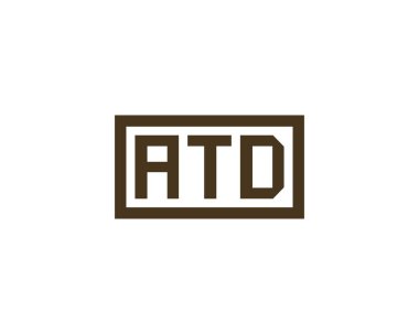 ATD logo tasarım vektör şablonu. ATD