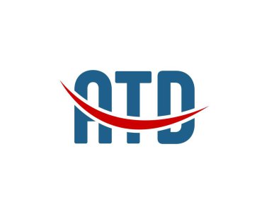 ATD logo tasarım vektör şablonu. ATD