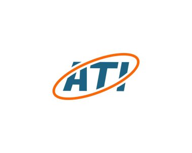 ATI logo tasarım vektör şablonu. ATI