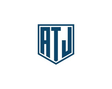 ATJ logo tasarım vektör şablonu. ATJ