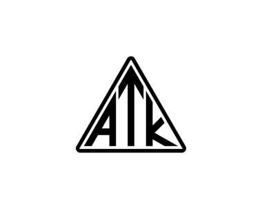 ATK logo tasarım vektör şablonu. ATK