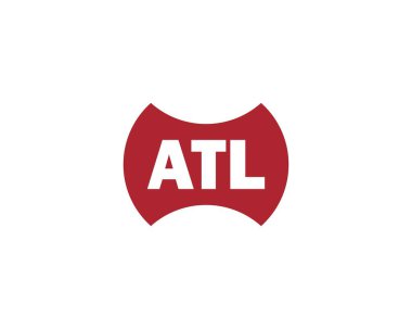 ATL logo tasarım vektör şablonu. ATL