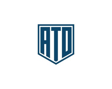 ATO logo tasarım vektör şablonu. ATO