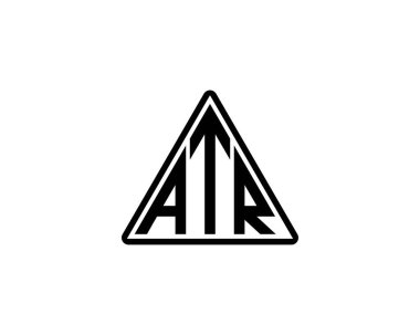 ATR logo tasarım vektör şablonu. ATR