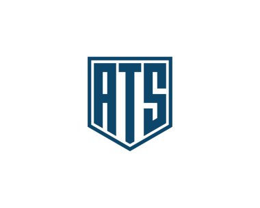 ATS logo tasarım vektör şablonu. ATS
