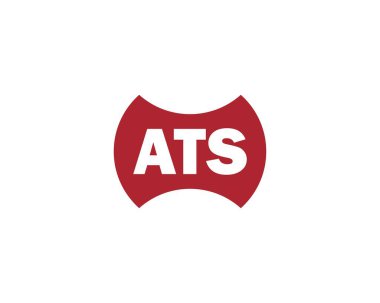 ATS logo tasarım vektör şablonu. ATS