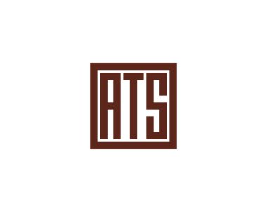ATS logo tasarım vektör şablonu. ATS