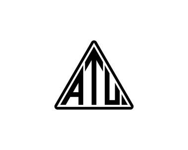 ATU logo tasarım vektör şablonu. ATU