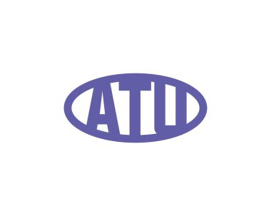 ATU logo tasarım vektör şablonu. ATU
