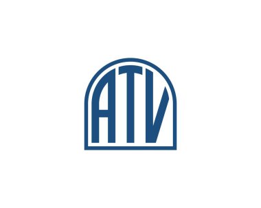 ATV logo tasarım vektör şablonu. ATV