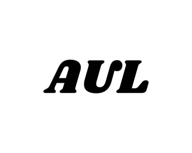 AUL logo tasarım vektör şablonu. AUL