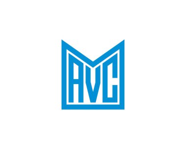 AVC Logo tasarım vektör şablonu. AVC
