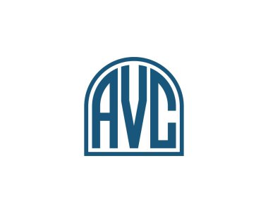 AVC Logo tasarım vektör şablonu. AVC