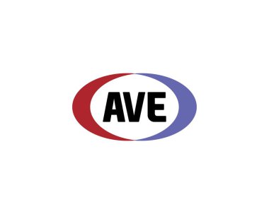 AVE logo tasarım vektör şablonu. AVE