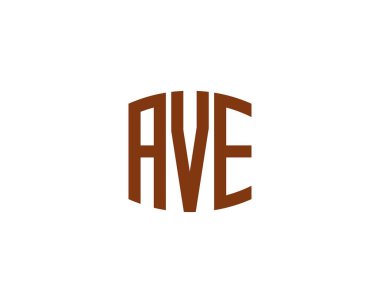 AVE logo tasarım vektör şablonu. AVE