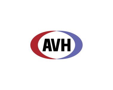 AVH logo tasarım vektör şablonu. AVH