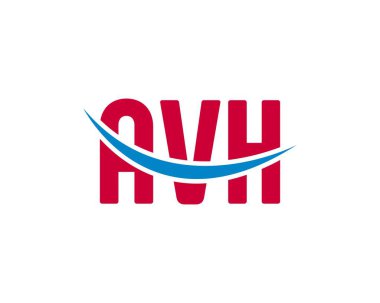 AVH logo tasarım vektör şablonu. AVH