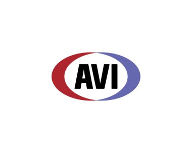 AVI logo tasarım vektör şablonu. AVI