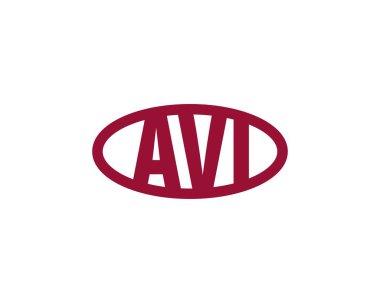 AVI logo tasarım vektör şablonu. AVI