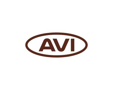 AVI logo tasarım vektör şablonu. AVI