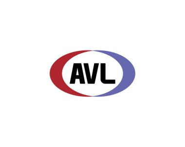 AVL logo tasarım vektör şablonu. AVL
