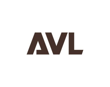 AVL logo tasarım vektör şablonu. AVL