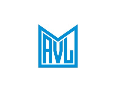 AVL logo tasarım vektör şablonu. AVL