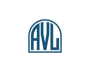 AVL logo tasarım vektör şablonu. AVL