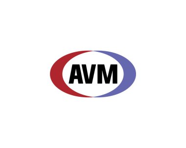 AVM logo tasarım vektör şablonu. AMV