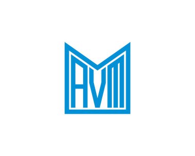 AVM logo tasarım vektör şablonu. AMV