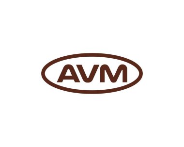 AVM logo tasarım vektör şablonu. AMV