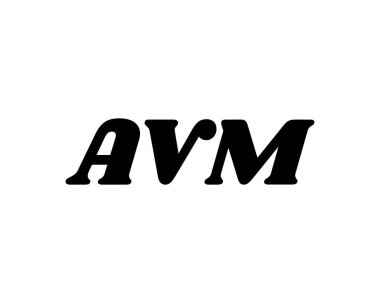 AVM logo tasarım vektör şablonu. AMV