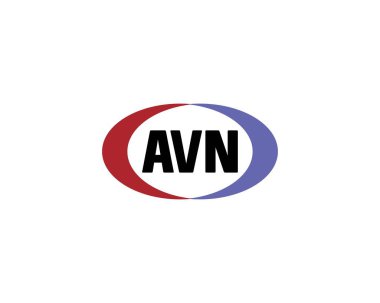AVN logo tasarım vektör şablonu. AVN