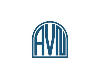 AVN logo tasarım vektör şablonu. AVN