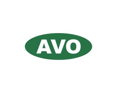 AVO logo tasarım vektör şablonu. AVO