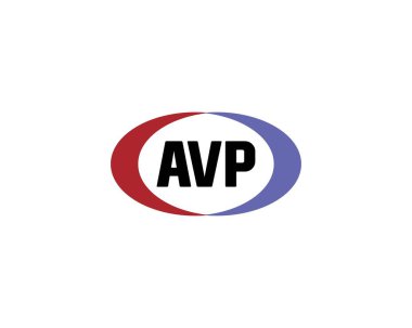 AVP logo tasarım vektör şablonu. AVP