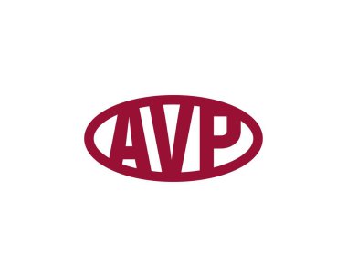 AVP logo tasarım vektör şablonu. AVP