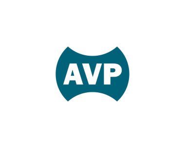 AVP logo tasarım vektör şablonu. AVP