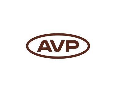 AVP logo tasarım vektör şablonu. AVP