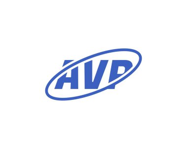 AVP logo tasarım vektör şablonu. AVP