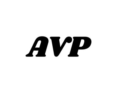 AVP logo tasarım vektör şablonu. AVP