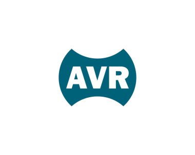 AVR logo tasarım vektör şablonu. AVR