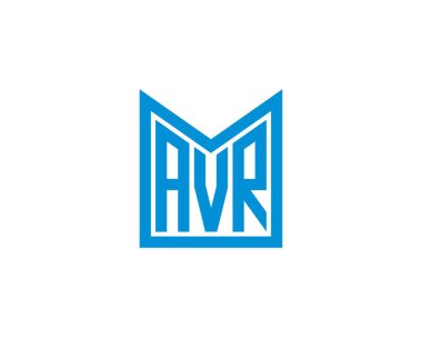 AVR logo tasarım vektör şablonu. AVR